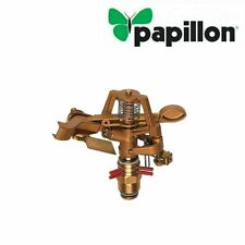 Irrigatore A Settori Impulsi Ottone Attacco 1/2" Maschio Regolabile Giardino