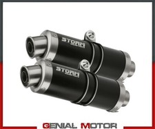 Scarichi Storm by Mivv Gp nero inox per Ducati Monster 900 1999 > 2002