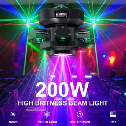 Luce laser rotante braccia - rotante,