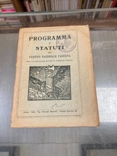 Programma e Statuti del