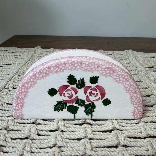 Porta tovaglioli rosa shabby