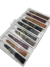 Offerta LIMITATA 10 Cinturini Orologio Pelle Vintage Nuovi Misura 18MM +14MM