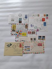 STORIA POSTALE 1953/73 REPUBBLICA P.A. 10 ASSORTIMENTO VOLI LOCALI Z/4933