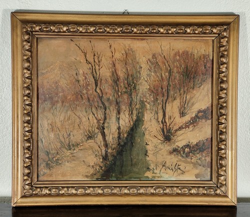 Antico quadro firmato dipinto - firmato,