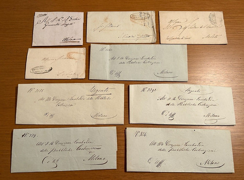Lotto lettere antiche - di, 9
