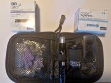 MyStar Plus Misuratore Glicemia Diabete Bluetooth App + 25 Strisce + 25 lancette