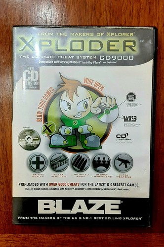 Ps1 xploder blaze cd 9000 - blaze,,
