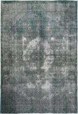 Tappeto Persiano Vintage Artigianale Verde 295 Cm X 198 Cm Nr 1914