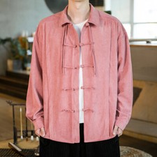 Mens Velvet Ribbed Long Sleeve