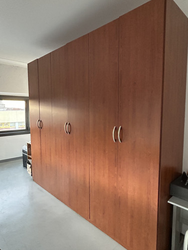 Armadio ante legno chiaro 3 - armadio,