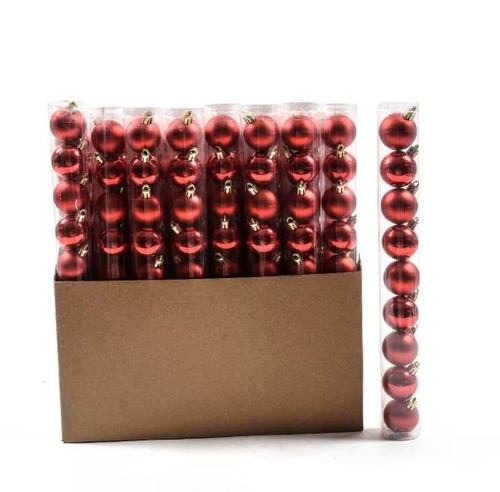 Confezione palle rosse in - 9,