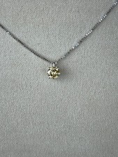 Collana punto luce diamante