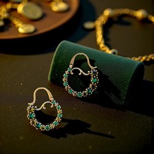 Boucles d'oreilles Doré