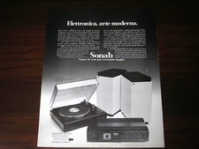 SONAB CASSE ALTOPARLANTI GIRADISCHI 1975 pubblicità/advertising
