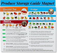 Produce Storage Guide Magnet -