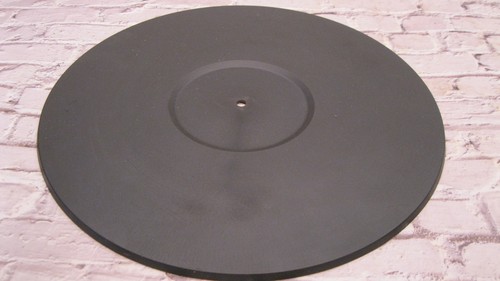 Rubber platter mat - rubber, dual