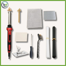 Kit Saldatrice Plastica Professionale 100W  ∗   ∣ Riparazione Paraurti Auto Mot