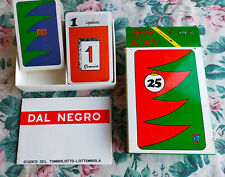 Nuove 90+90 Carte da Gioco TomboLotto LotTombola DAL NEGRO Smorfia Lotto Tombola