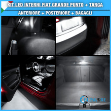 KIT LED INTERNI FIAT GRANDE PUNTO BIANCO GHIACCIO COMPLETO NO ERRORE CANBUS
