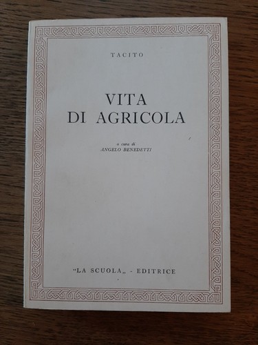 Tacito vita agricola a - tacito,,