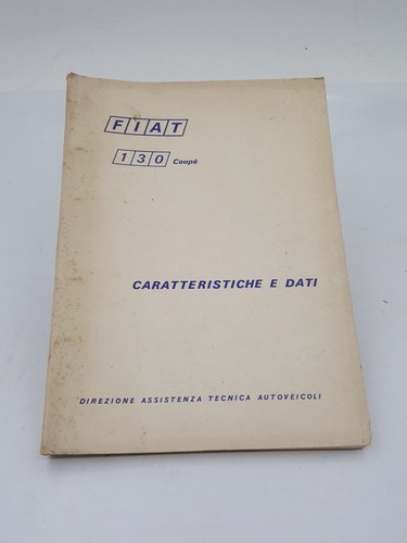 Manuale officina fiat 130 - fiat,