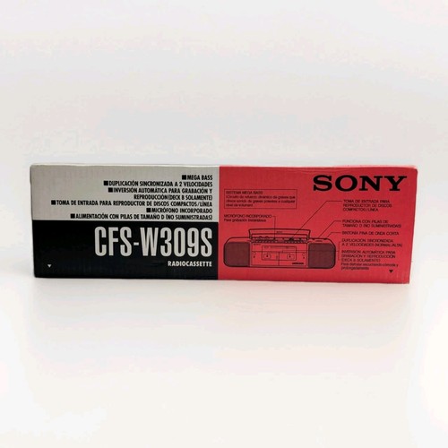 Sony cfs w309s boombox - sony,