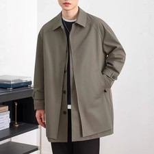 Cappotto trench uomo medio