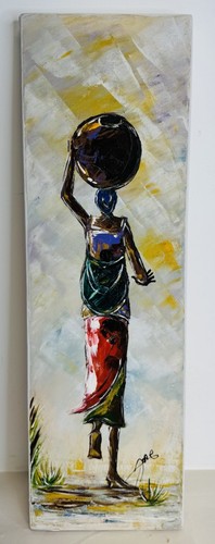 Quadro africano originale - , di
