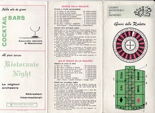 GIOCO DELLA ROULETTE CASINO MUNICIPALE DI SANREMO RISTORANTE NIGHT 12-134