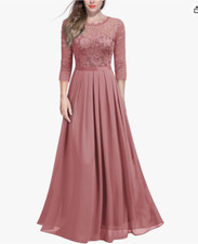 Maxi abito formale damigella