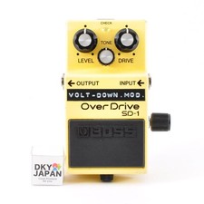 Boss SD-1 Modified Volt-Down 2.5-7.5V Fuzz Sound Super Overdrive Usato JP #11954