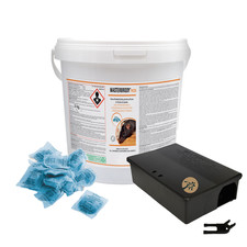 Ossian MASTERBRODY PASTA Brodifacoum veleno pronto  topi ratti 5 KG / Masterbox