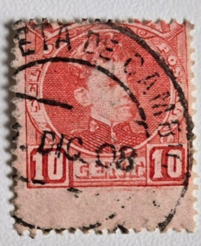 Antico francobollo alfonso - antico,