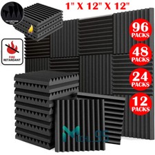 Pannelli Acustici Parete Studio Insonorizzazione Isolamento Schiuma 12''x12''x1''