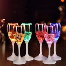 Set 6 Bicchieri da Vino LED