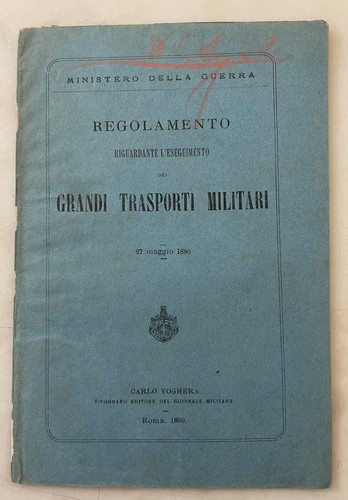 Antico libro militaria - antico,