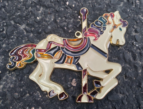Giostra unicorno vintage