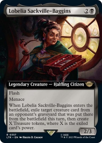 Lobelia sackville baggins - -, sackville-baggins