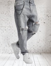 Jeans uomo rocker biker carota