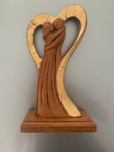 Scultura legno artigianale - legno,