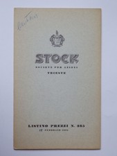 STOCK Trieste listino prezzi 02 1968 brandy whisky grappa liquore rum wine