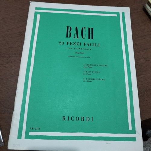 Bach spartiti pianoforte - ,