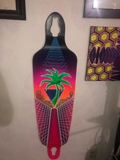 Longboard dipinto a mano unico nel suo genere - Custom Art Lowrider Skate Cruiser