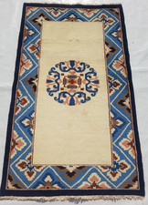 Tappeto vintage tibetano fatto