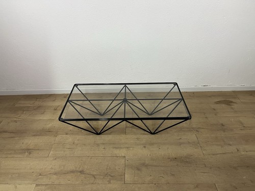 Tavolino salotto ferro vetro