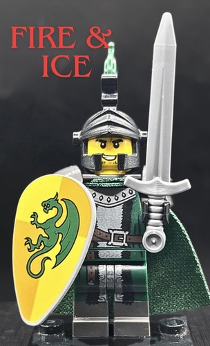 Lego drago verde cavaliere - lego, re