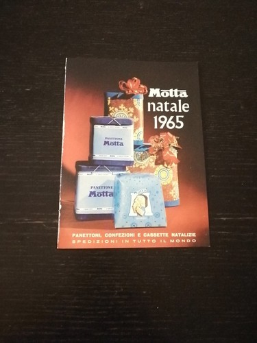 Natale 1965 motta panettone - natale,