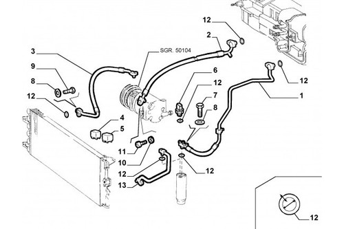 46518729 pressostato fiat - 46518729,