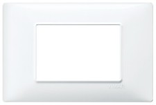Vimar Plana 14653.01 - Placca 3 moduli, bianca