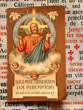 RARA RELIQUIA Santa Elisabetta Sanna "ex-indumentis": speciale sigillo in cera - Codrongianos